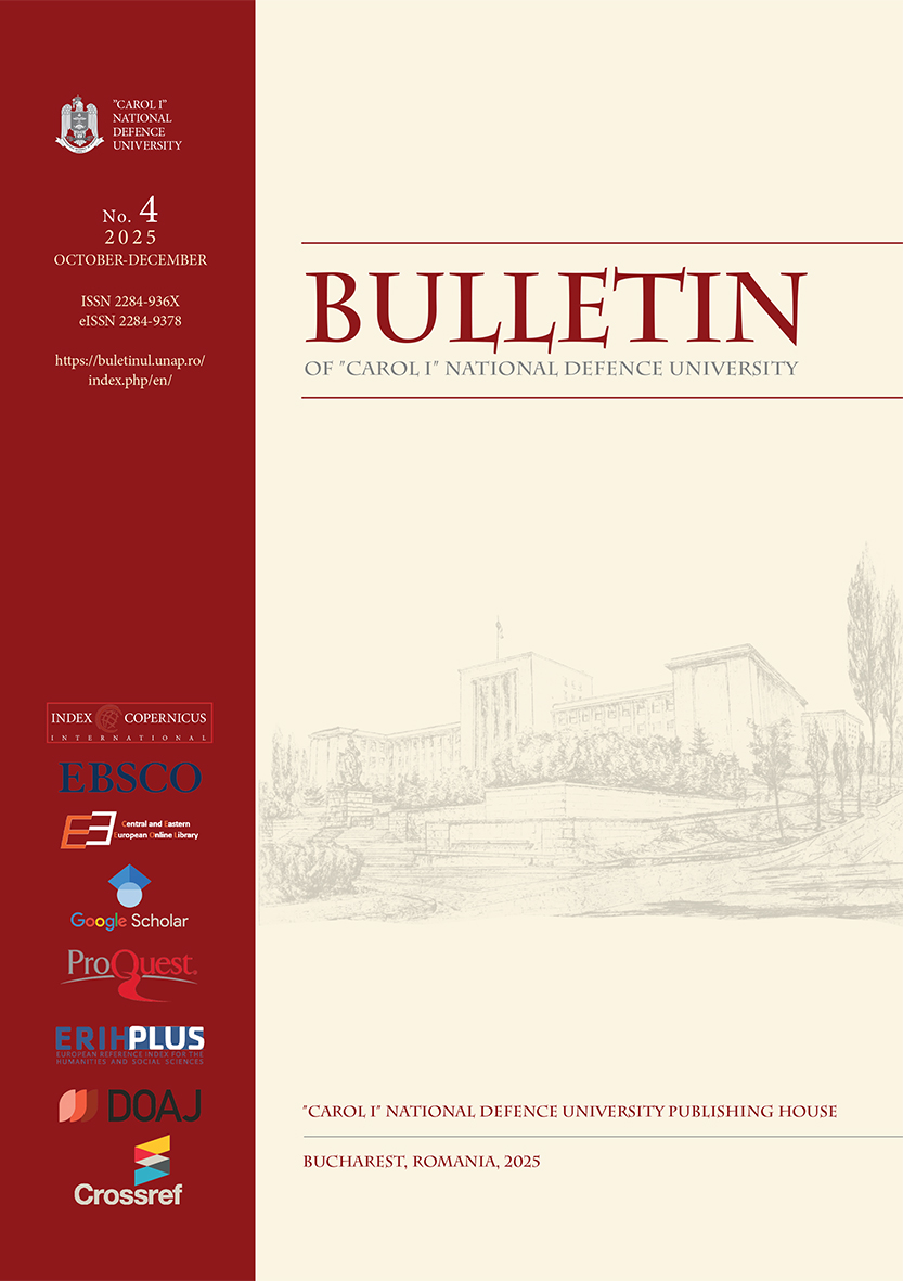 BULLETIN OF "CAROL I" NATIONAL DEFENCE UNIVERSITY  No. 4/2025