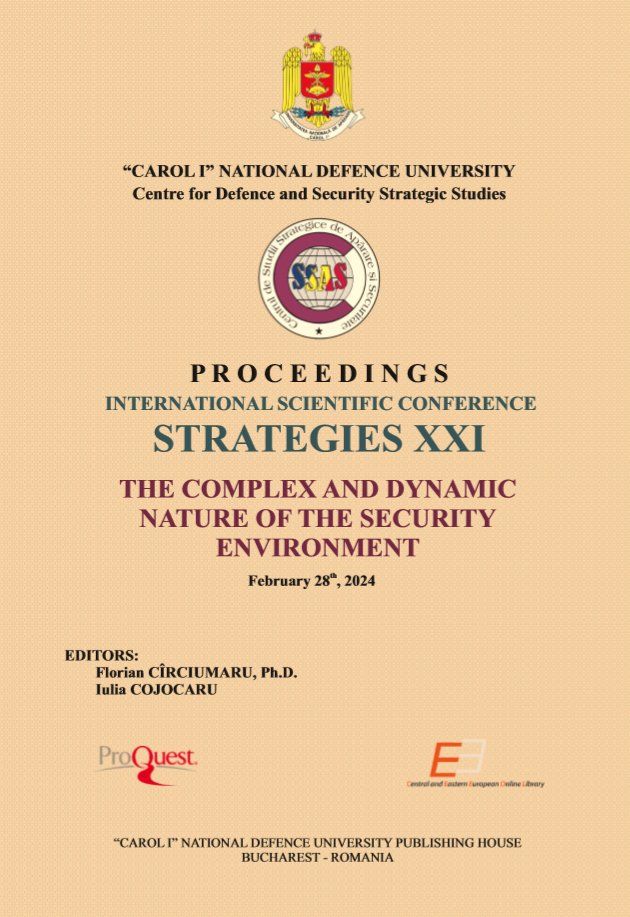 					View 2024: PROCEEDINGS of the INTERNATIONAL SCIENTIFIC CONFERENCE STRATEGIES XXI - THE COMPLEX AND DYNAMIC NATURE OF THE SECURITY ENVIRONMENT
				